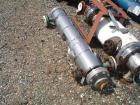 Used Yula Corporation Single Pass Shell and Tube Heat Exchanger, 19 square feet, horizontal, model WC-1A-54AS. Carbon steel shell rated fv/105 psi at 400 deg F and –20 deg F at FV/150 psi. (24) 5/8