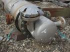 Used Yula Corporation Shell And Tube Heat Exchanger, 49 square feet, horizontal, model WC-1C-72BS. Carbon steel shell rated 150 psi at 350 deg F, (42) 3/4
