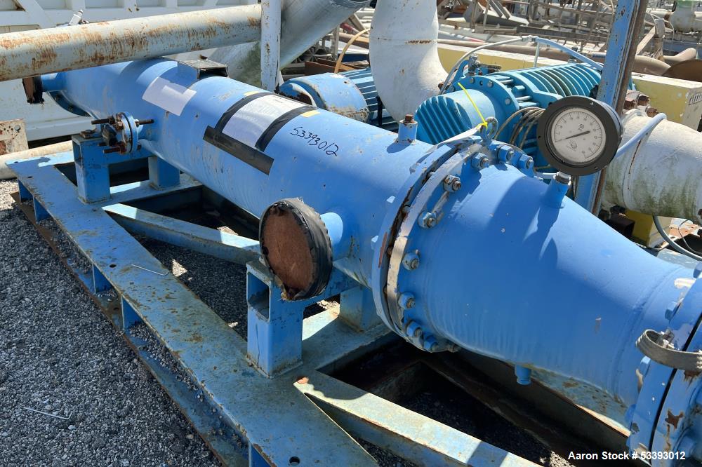 Used – Horizontal, Carbon Steel, Aurora Industrial Machining Shell & Tube Heat Exchanger – 150 PSI