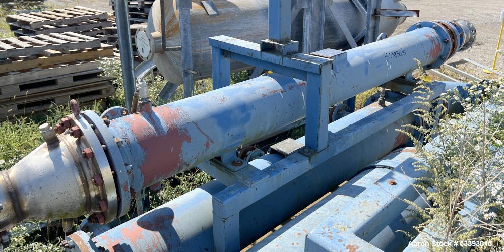 Used – Aurora Industrial Machining Horizontal Shell & Tube Heat Exchanger – 150 PSI, Carbon Steel