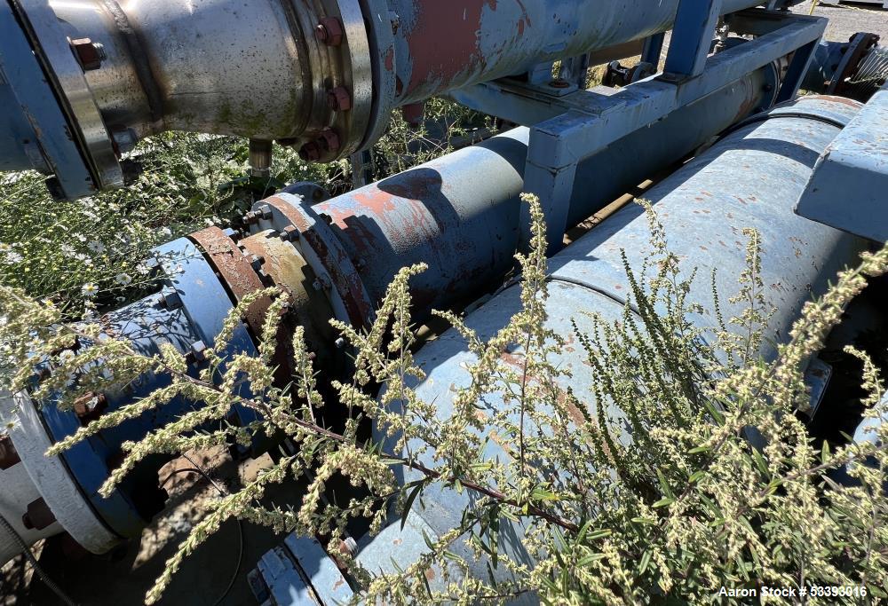 Used Aurora Industrial Machining Horizontal Carbon Steel Shell & Tube Heat Exchanger