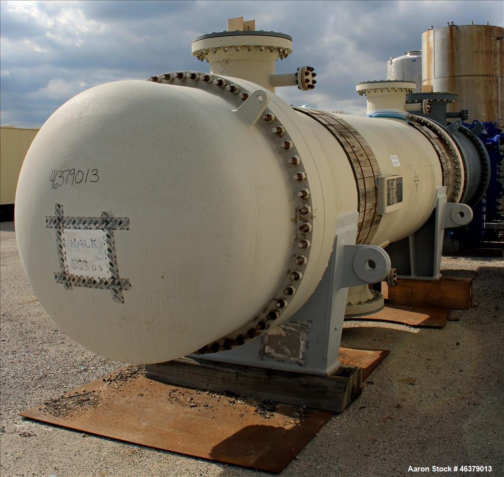 Unused 2-Pass Shell & Tube Heat Exchanger – 4,625 Sq. Ft., Carbon Steel, Horizontal