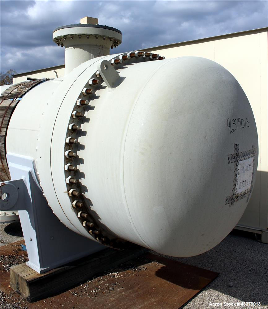 Unused 2-Pass Shell & Tube Heat Exchanger – 4,625 Sq. Ft., Carbon Steel, Horizontal