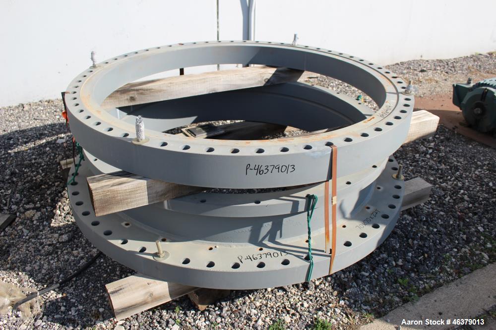 Unused 2-Pass Shell & Tube Heat Exchanger – 4,625 Sq. Ft., Carbon Steel, Horizontal