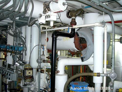 Used Doyle and Roth U Tube Heat Exchanger, approximately 25 square feet, horizontal. Carbon steel shell rated 100 psi at 350 deg F. (32) 3/4" diameter x 4' long carbon steel tubes rated 100 psi at 35...
