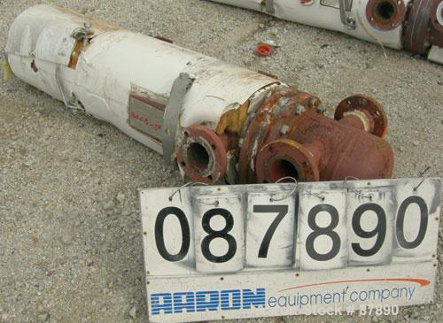 Used Doyle and Roth U Tube Heat Exchanger, approximately 25 square feet, horizontal. Carbon steel shell rated 100 psi at 350 deg F. (32) 3/4" diameter x 4' long carbon steel tubes rated 100 psi at 35...