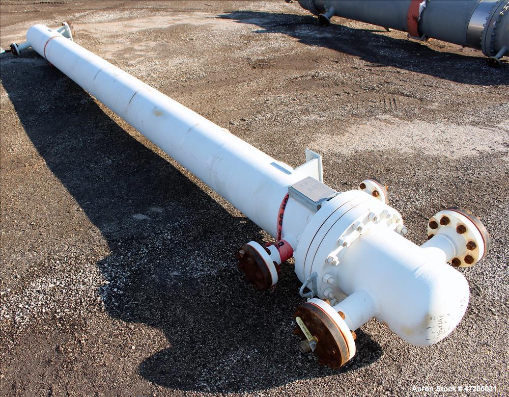 Unused- Perry Products "U" Tube Heat Exchanger, 331 Square Feet, Model FTS-12-331, Horizontal. Carbon steel shell rated 340 psi/Full Vacuum at -20 to 480 degrees F. (53) 3/4" Diameter x 16' long carb...