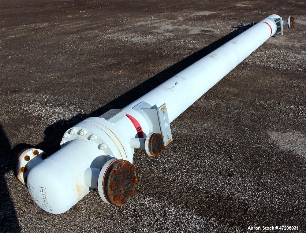 Unused- Perry Products "U" Tube Heat Exchanger, 331 Square Feet, Model FTS-12-331, Horizontal. Carbon steel shell rated 340 psi/Full Vacuum at -20 to 480 degrees F. (53) 3/4" Diameter x 16' long carb...