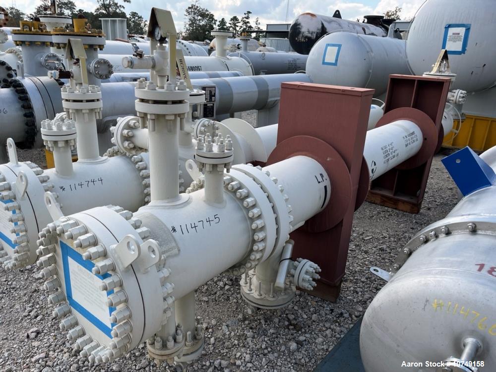 Used Fabsco 299 Sq Ft Shell & Tube Heat Exchanger, Carbon Steel, 405 PSI, 2023