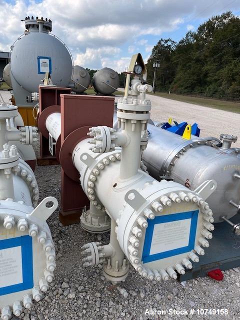 Used Fabsco 299 Sq Ft Shell & Tube Heat Exchanger, Carbon Steel, 405 PSI, 2023