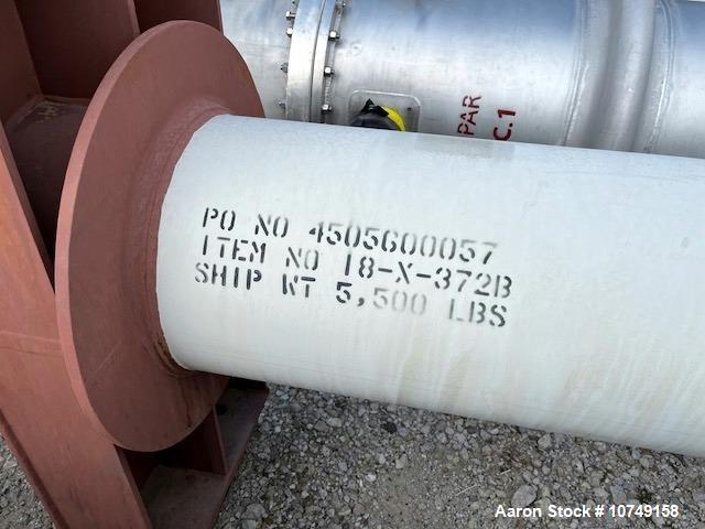 Used Fabsco 299 Sq Ft Shell & Tube Heat Exchanger, Carbon Steel, 405 PSI, 2023