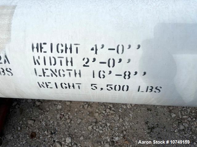 Used Fabsco Shell and Tube Heat Exchanger, 299 Square Foot. Carbon steel tubes rated 405 psi at 32 to 330 degrees F. 13' Tube length. Carbon steel head. Carbon steel shell rated 405 psi at 5 to 300 d...