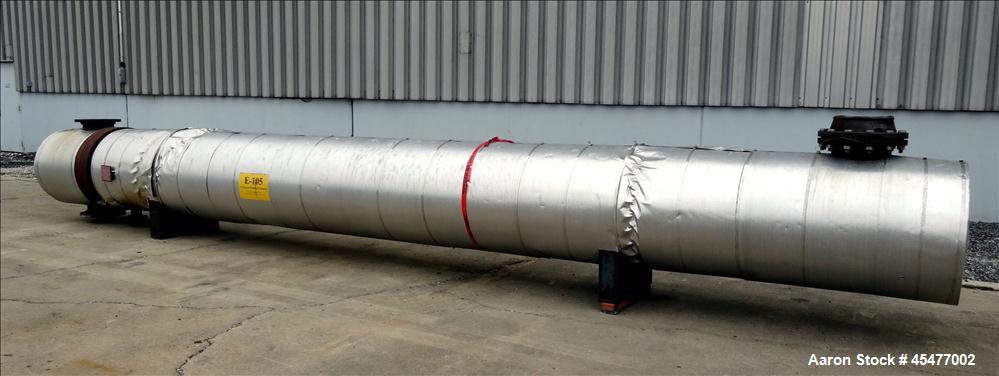 Used Heat Transfer Systems U-Tube Shell & Tube Heat Exchanger – 2,858 Sq. Ft., Carbon Steel