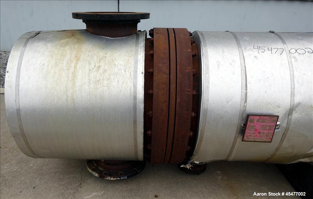 Used Heat Transfer Systems U-Tube Shell & Tube Heat Exchanger – 2,858 Sq. Ft., Carbon Steel
