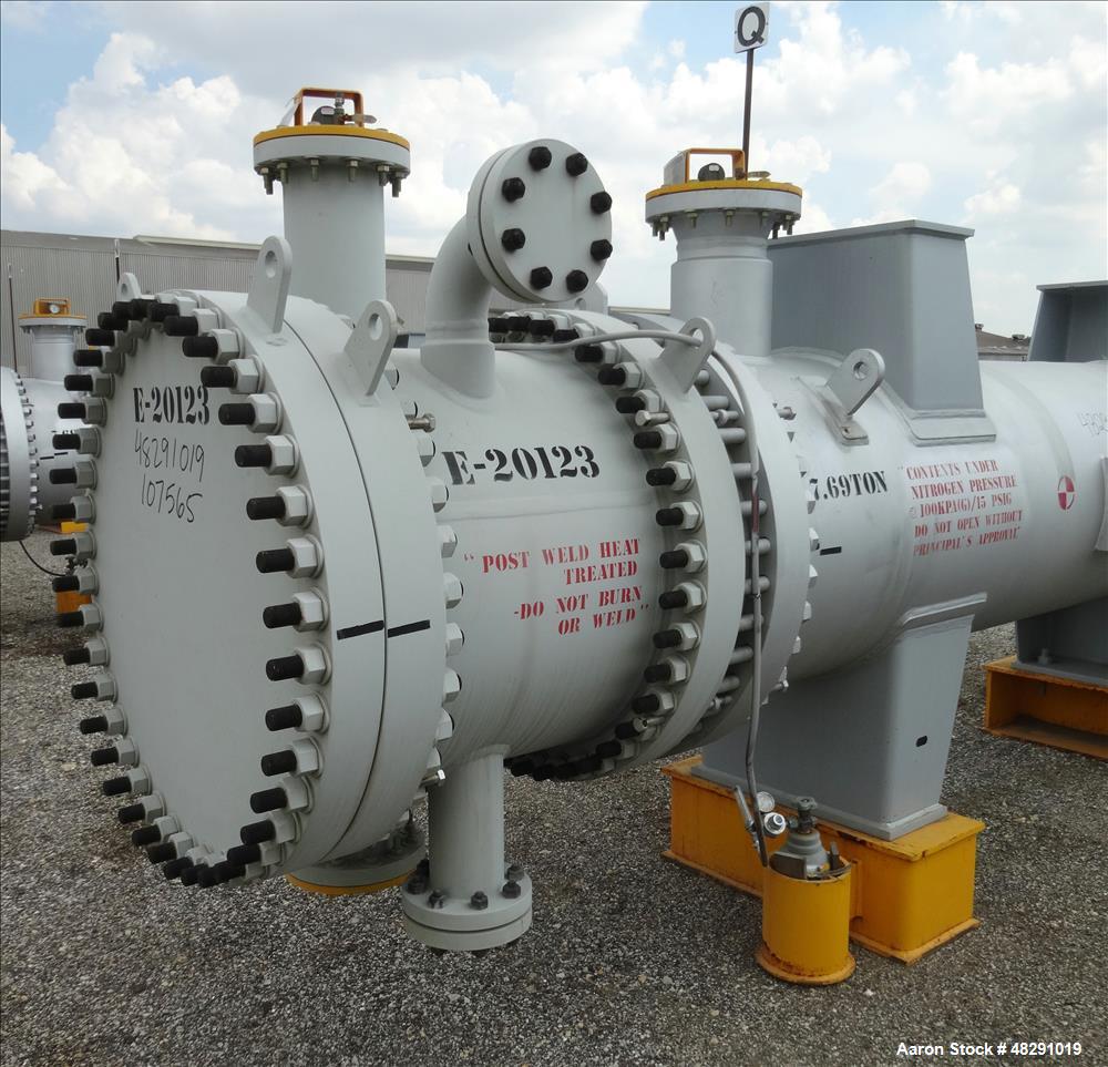 Unused- Ilsung Corporation 8 Pass Shell & Tube Heat Exchanger, Approximate 975 S