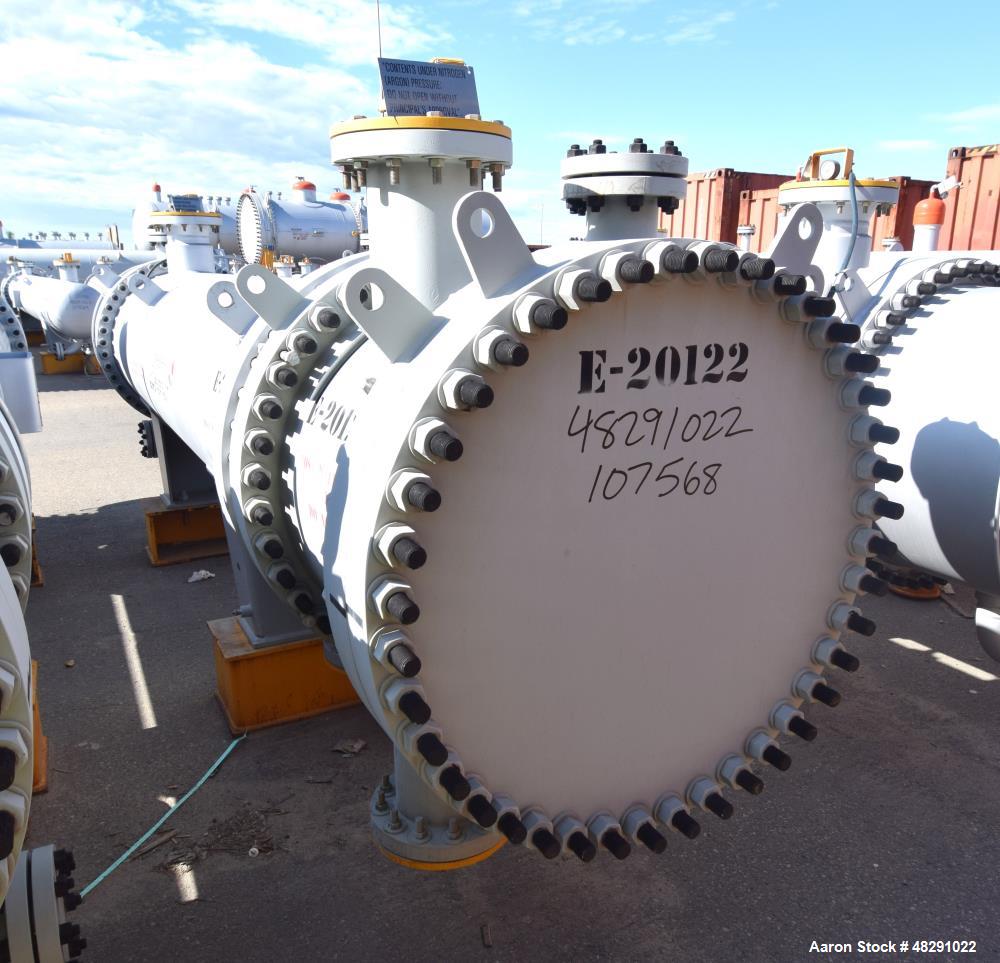Unused- Ilsung Corporation 8 Pass Shell & Tube Heat Exchanger, Approximate 975 S