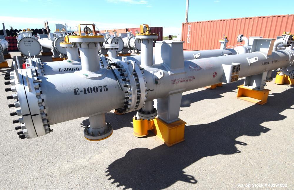 Unused- Ilsung Corporation U Tube Shell & Tube Heat Exchanger, Approximate 353 Square Feet, Tema Type AEU, Carbon Steel, Horizontal. Shell rated 425psi/Full Vacuum at 392 degrees F., (80) 3/4" diamet...