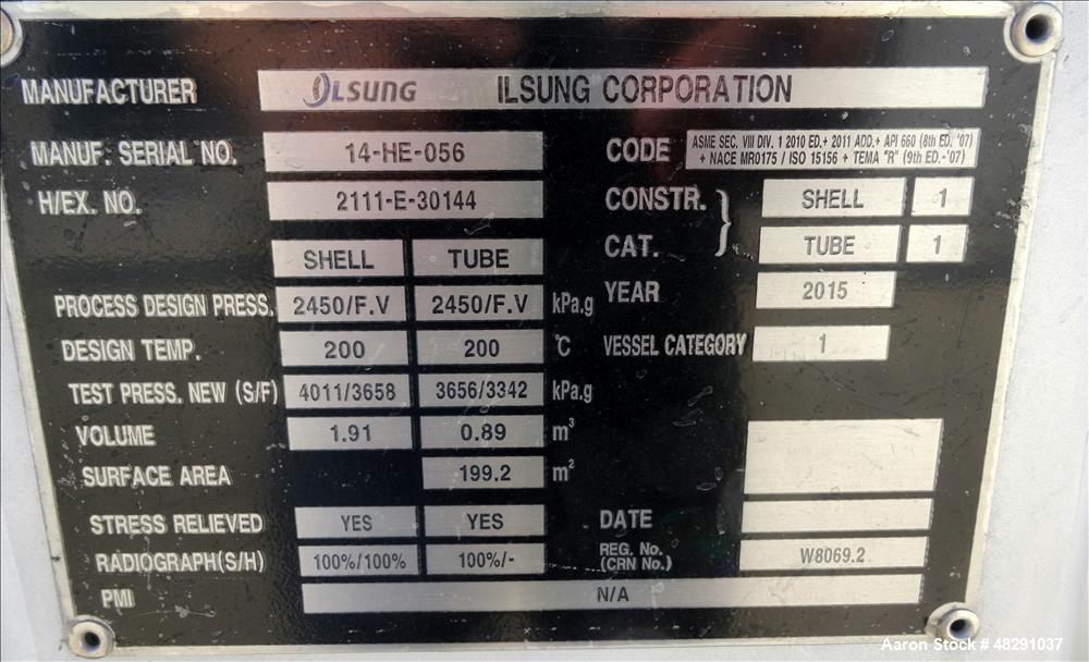 4 Pass U Tube Shell & Tube Heat Exchanger