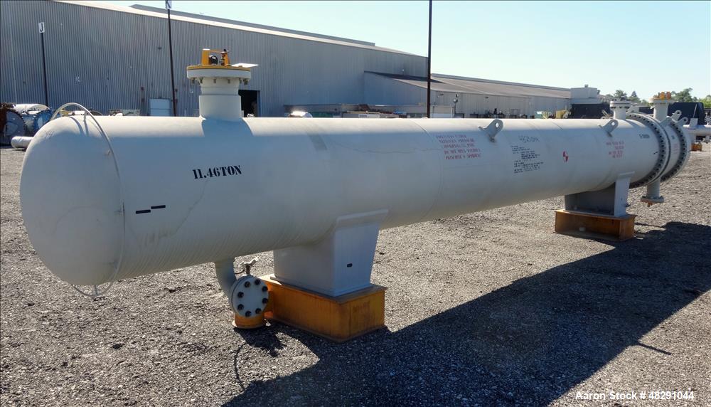 Used  3,409 Sq. Ft., Carbon Steel 4-Pass U-Tube Shell & Tube Heat Exchanger – Industrial