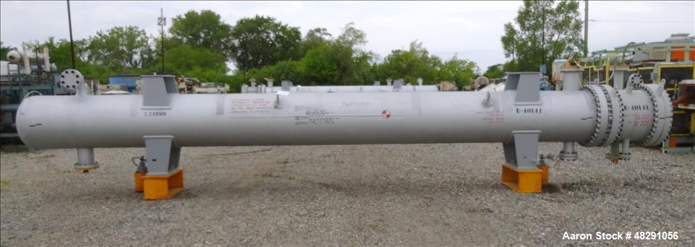 Unused 4-Pass U-Tube Shell & Tube Heat Exchanger – 2,140 Sq. Ft., Carbon Steel