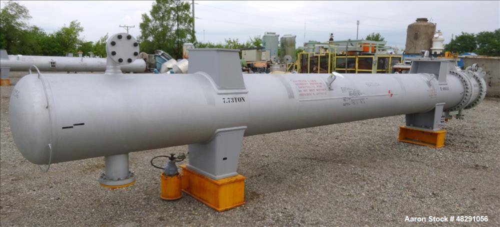 Unused 4-Pass U-Tube Shell & Tube Heat Exchanger – 2,140 Sq. Ft., Carbon Steel