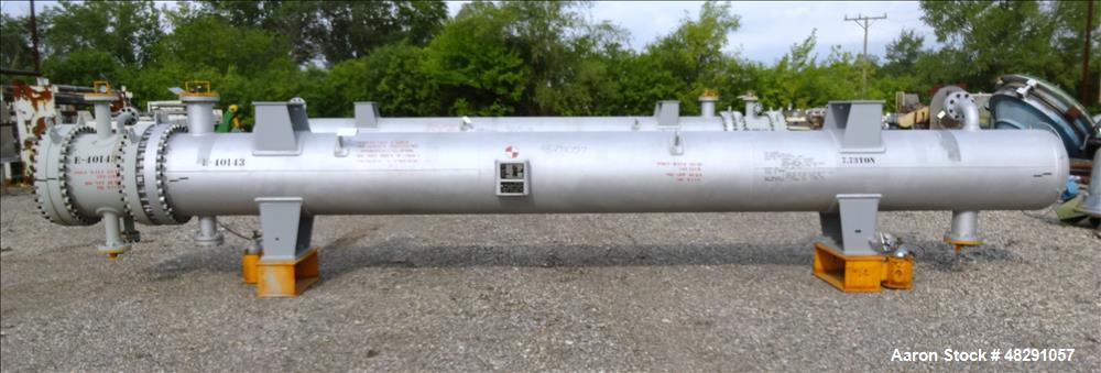2140 Square Feet, Unused- 4 Pass U Tube Shell & Tube Heat Exchanger