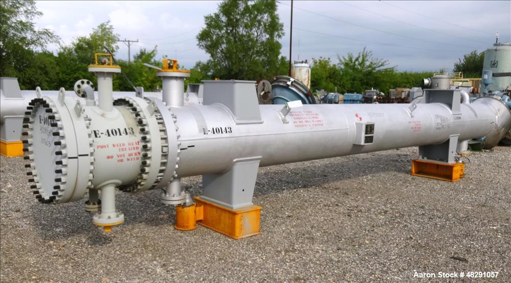 2140 Square Feet, Unused- 4 Pass U Tube Shell & Tube Heat Exchanger