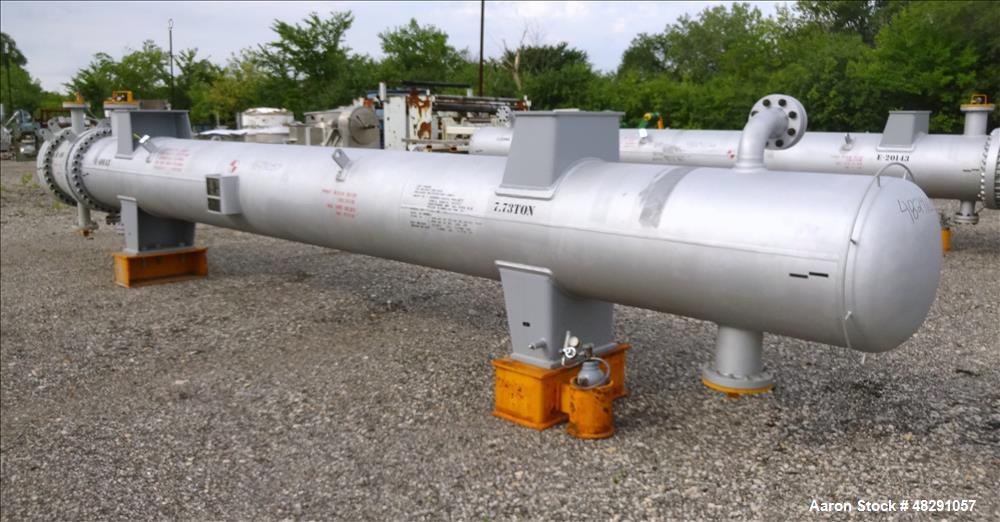 2140 Square Feet, Unused- 4 Pass U Tube Shell & Tube Heat Exchanger