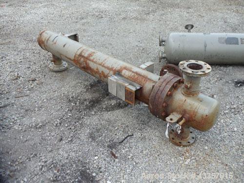 Used Ketema U Tube Shell & Tube Heat Exchanger, 76.6 Square Feet. Carbon steel tubes, tube sheet, bonnet and shell. (70) .75" Diameter x 6' long U tubes rated 150 psi at 375 degrees F. Shell rated 25...