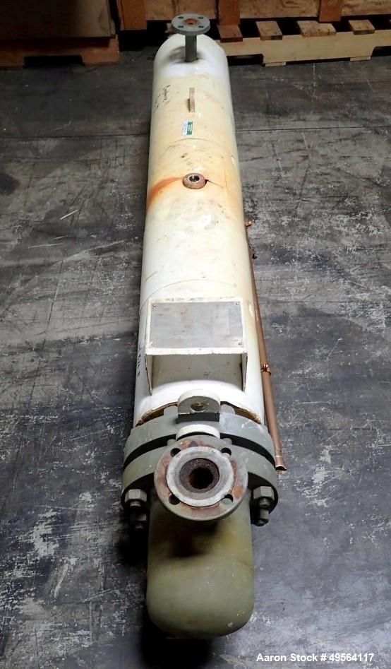 Used- Ketema Shell and Tube Heat Exchanger, 18 Square Feet, Model 6-B-47, U Tube Design. Carbon steel tubes, tube sheet, bon...