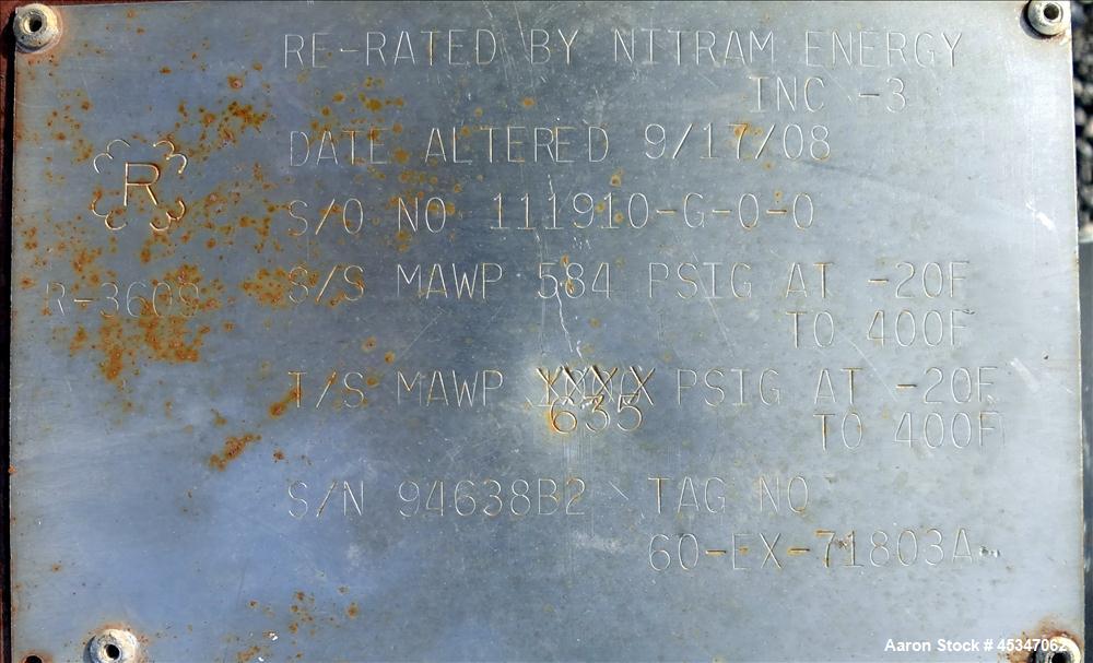 Used Nitram Energy Inc. Heat Exchanger