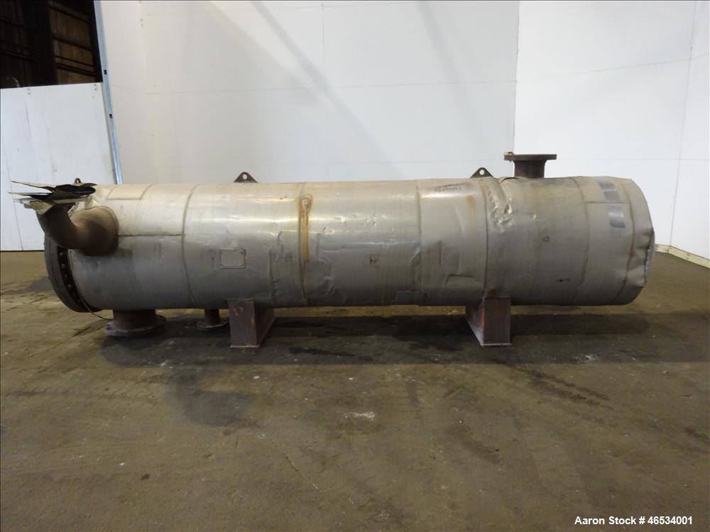 Used Oregon Iron Works 2 Pass U Tube Shell & Tube Heat Exchanger, 1,890 Square