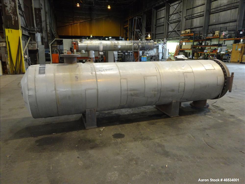 Used Oregon Iron Works 2 Pass U Tube Shell & Tube Heat Exchanger, 1,890 Square