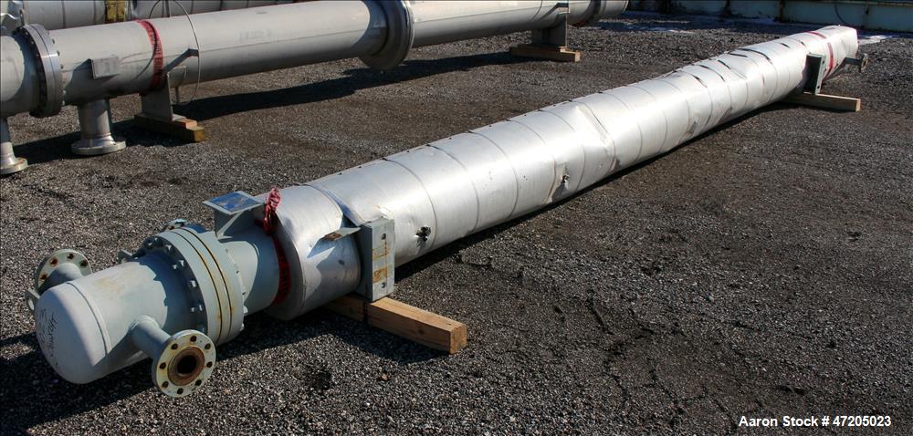 Unused- SteelTek "U" Tube Heat Exchanger, Approximate 250 Square Foot, Horizonta