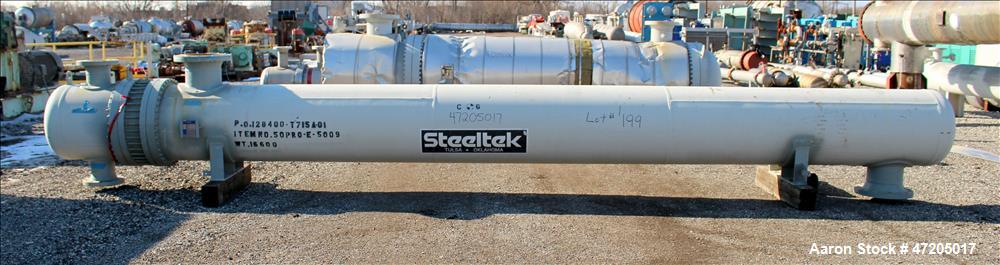 Unused- Steeltek "U" Tube Heat Exchanger, Approximate 2,311 Square Foot, Type BE