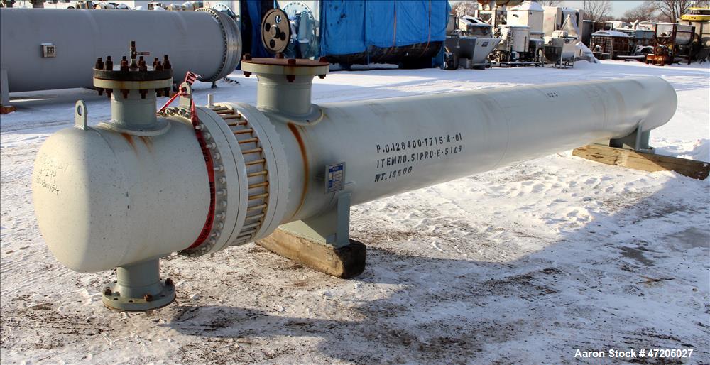 Used Steeltek U-Tube Heat Exchanger – 2,311 Sq. Ft., 312 PSI, Carbon Steel