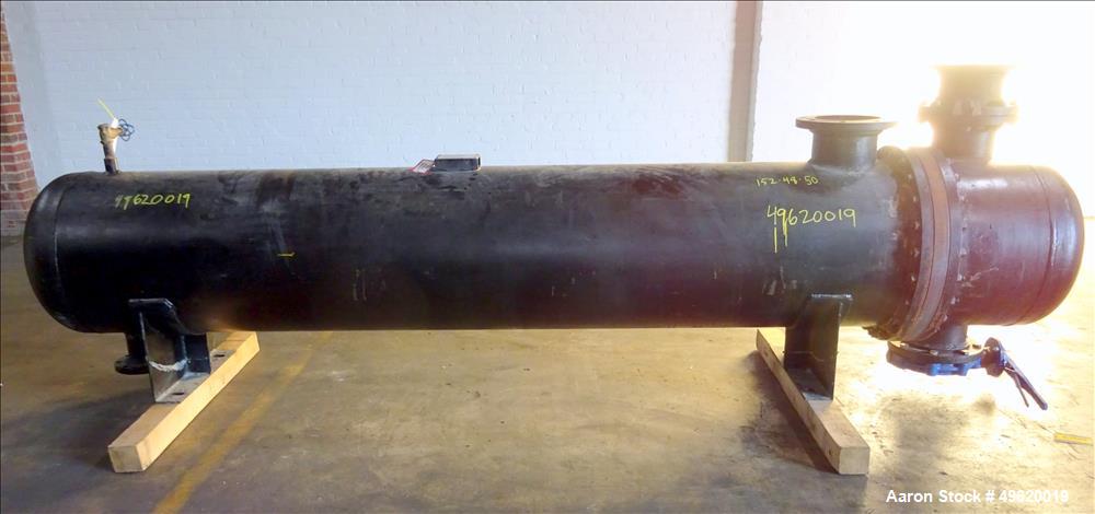 Used Yula U Tube Heat Exchanger, 486 Square Feet, Model CV-4L-120CS, Horizontal