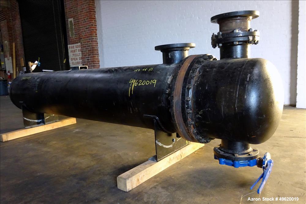 Used Yula U Tube Heat Exchanger, 486 Square Feet, Model CV-4L-120CS, Horizontal