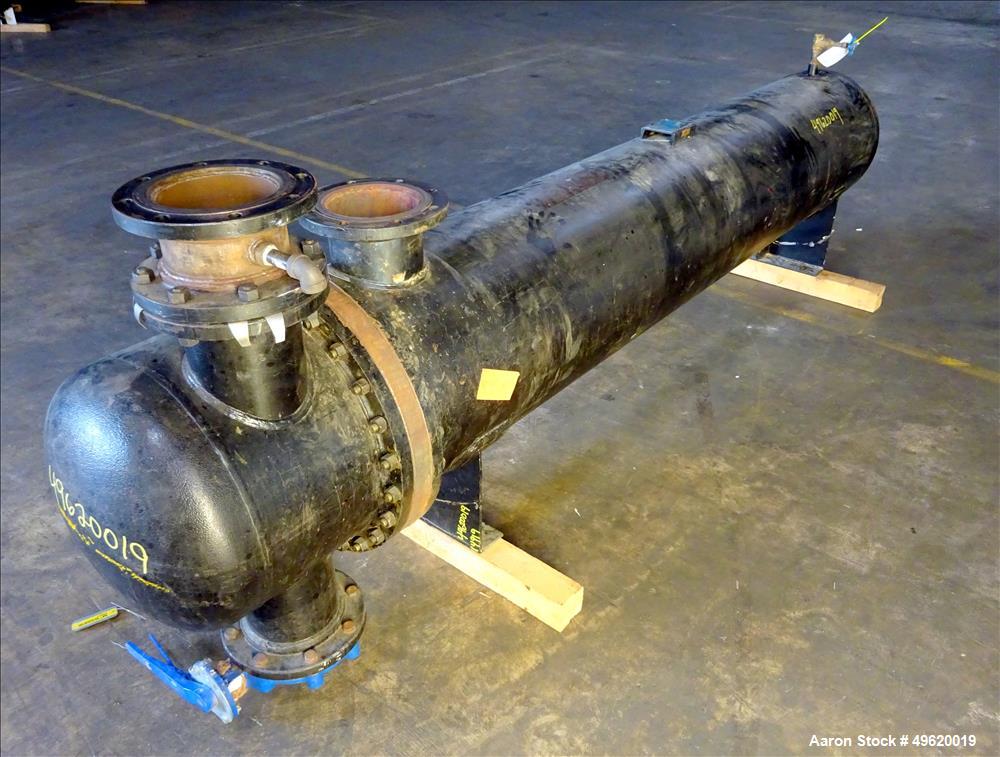 Used Yula U Tube Heat Exchanger, 486 Square Feet, Model CV-4L-120CS, Horizontal
