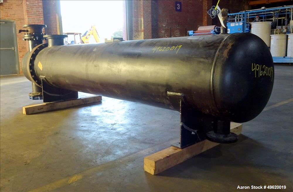 Used Yula U Tube Heat Exchanger, 486 Square Feet, Model CV-4L-120CS, Horizontal