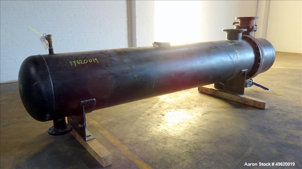 Used Yula U Tube Heat Exchanger, 486 Square Feet, Model CV-4L-120CS, Horizontal