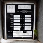 Used J.F.D. Tube & Coil Products 6 Pass U Tube Shell & Tube Heat Exchanger, Approximate 375 Square Feet, Horizontal. Carbon steel shell rated 165 psi at -15 to 425 degrees F., (36) 1