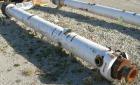 USED: American Standard single pass shell and tube heat exchanger, horizontal, approximately 258 square feet. Carbon steel shell rated 75 psi at 300 deg F, (110) 3/4
