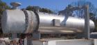 Used- Atlas U Tube Heat Exchanger, approximately 35 square feet, horizontal. Carbon steel construction. Shell rated fv/150 p...