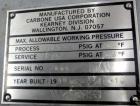 Used Carbone Graphite Block Type Heat Exchanger, Approximately 10 Square Feet