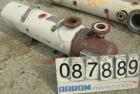 Used Doyle and Roth U Tube Heat Exchanger, approximately 25 square feet, horizontal. Carbon steel shell rated 100 psi at 350 deg F. (32) 3/4