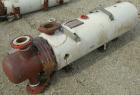 Used Doyle and Roth U Tube Heat Exchanger, approximately 25 square feet, horizontal. Carbon steel shell rated 100 psi at 350 deg F. (32) 3/4