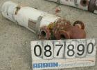 Used Doyle and Roth U Tube Heat Exchanger, approximately 25 square feet, horizontal. Carbon steel shell rated 100 psi at 350 deg F. (32) 3/4