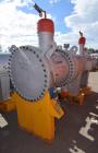 Unused- Ilsung Corporation U Tube Shell & Tube Heat Exchanger, Approximate 700 Square Feet, Carbon Steel, Horizontal. Shell rated 486psi/Full Vacuum at 392 degrees F., (178) 1” diameter x 90” long tu...