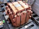 Used Kearney Graphite Block Type Heat Exchanger, 55 square feet, model 55/55. Graphite contact areas. Shell and tubes rated 75 psi at 360 deg F. 2
